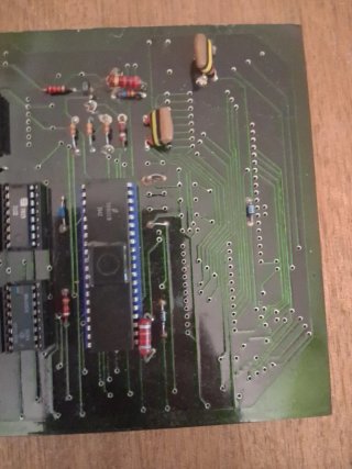 Placa lógica vintage 1979, retrocomputing.