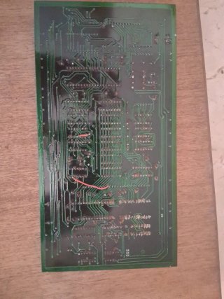 Placa lógica vintage 1979, retrocomputing.