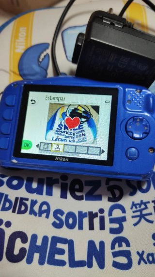 Fotocamera Nikon Coolpix W100 Blu