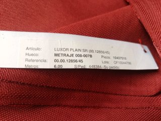 Tela tapicería Luxor Plain SR 6m