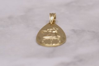 MEDALLA QUERUBÍN-RELOJ, ORO 18K/1.3g