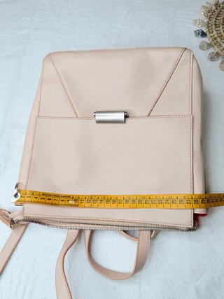 Mochila Zara rosa nude