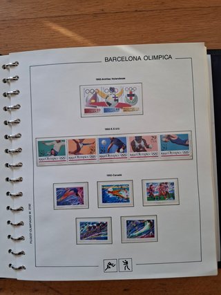 2 Colecciones Sellos Barcelona 92