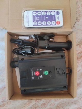 Caja de control luces LED + Mando