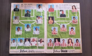 Album cromos Xibeca Sport 1974 Cruyff Liga futbol
