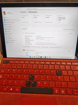 Microsoft Surface Pro 7 128GB 8GB RAM Gris