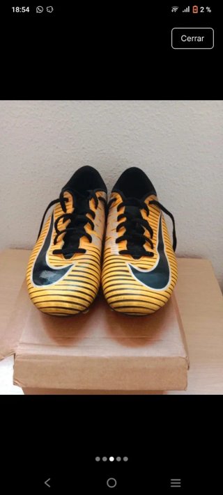 Botas de fútbol Nike Mercurial Amarillas