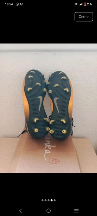 Botas de fútbol Nike Mercurial Amarillas