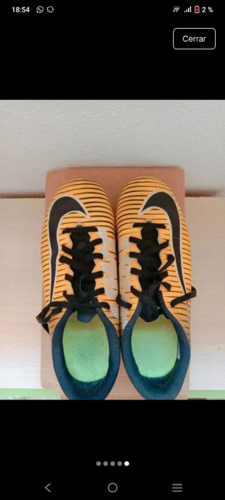 Botas de fútbol Nike Mercurial Amarillas