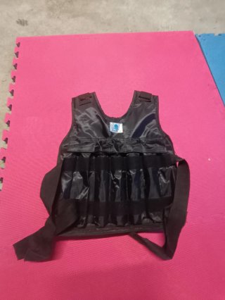 Chaleco lastrado ajustable 10 kg