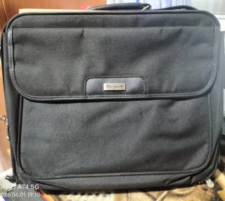 Maletín Portátil Negro/Gris