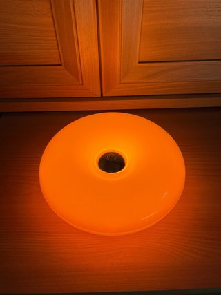 Lampada in Stile Ikea Varmblixt Donut Rosa