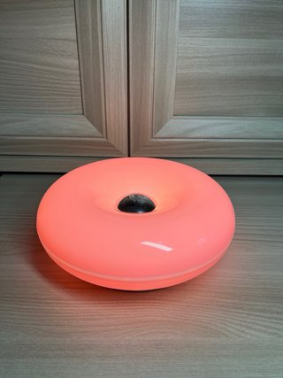 Lampada in Stile Ikea Varmblixt Donut Rosa