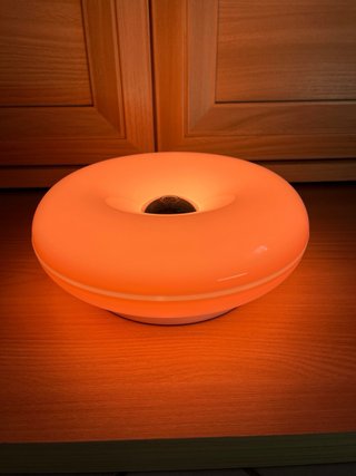 Lampada in Stile Ikea Varmblixt Donut Rosa