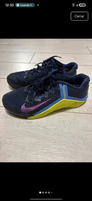 Zapatillas Nike Metcon 6 Crossfit Azul/Amarillo