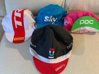 Gorras Ciclismo Sky, EF-POC, TREK-Pirelli, ...