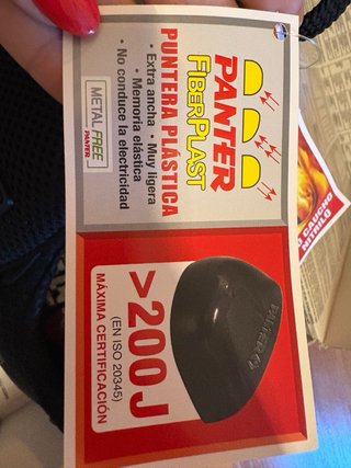 Calzado Seguridad Panter Talla 43 Negro