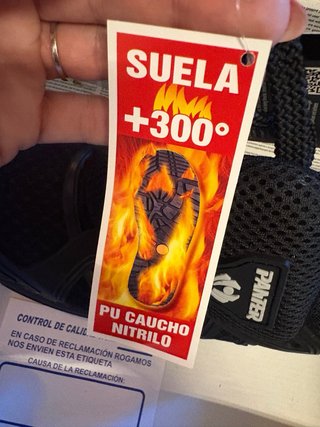 Calzado Seguridad Panter Talla 43 Negro