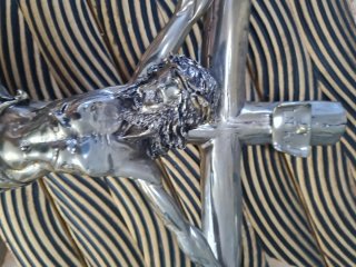 Crocifisso artistico vintage Made in Italy