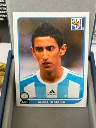 Cromo Ángel Di María Rookie Mundial 2010
