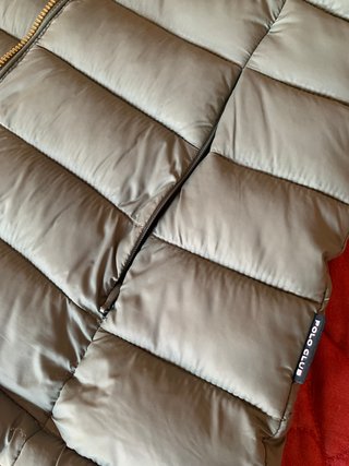 Abrigo plumas Polo Club verde kaki talla S — nuevo