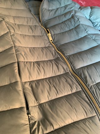 Abrigo plumas Polo Club verde kaki talla S — nuevo