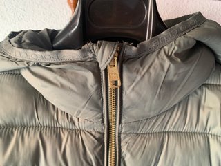 Abrigo plumas Polo Club verde kaki talla S — nuevo