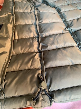 Abrigo plumas Polo Club verde kaki talla S — nuevo