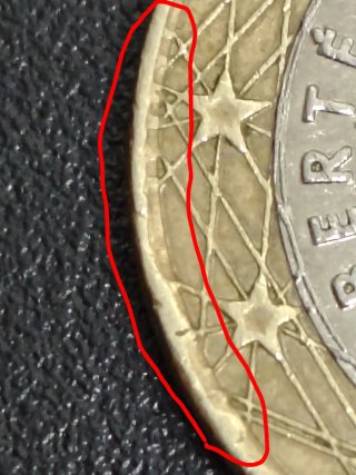 1 Euro Francia 1999 con defectos