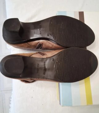 Botines piel Hispanitas T40 (Con Caja)