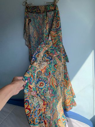Falda larga SHEIN estampada boho Talla XL