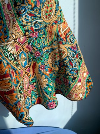 Falda larga SHEIN estampada boho Talla XL
