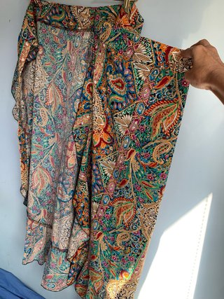 Falda larga SHEIN estampada boho Talla XL