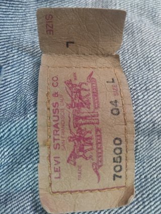 Chaqueta de mujer Levi's 70500 Vintage.