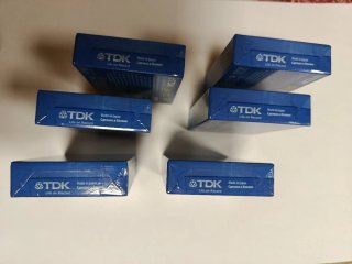 6 Cintas Mini DV TDK 60 min precintadas