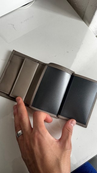 Cartera Artesano Beige