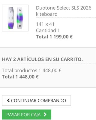 Tabla Kite Surf Duotone 2026