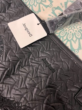 Bolso Desigual Negro Grande