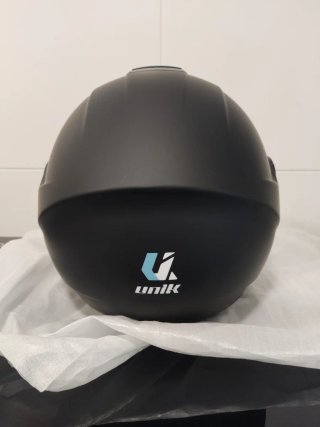 Casco Jet Unik Negro Mate