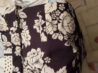 Pantaloni gonna donna fantasia floreale