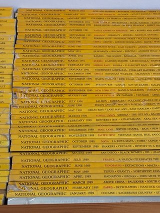 Coleccion 34 años revistas National Geographics