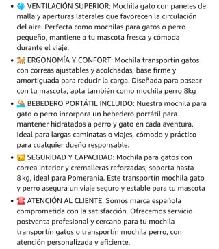 Mochila Transportín Gato/Perro hasta 8kg + Bebeder