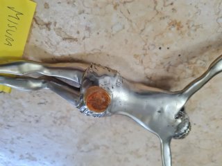 Crocifisso Vintage Artistico Metallo