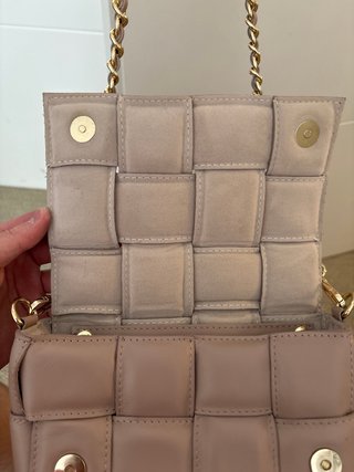 Bolso de mano tejido mujer