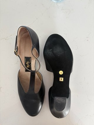 Zapatos de baile en Piel Negro Talla 39