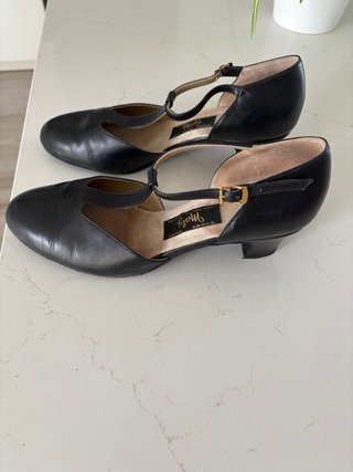 Zapatos de baile en Piel Negro Talla 39