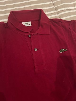Polo Lacoste Granate Talla XS (PRECIO NEGOCIABLE)