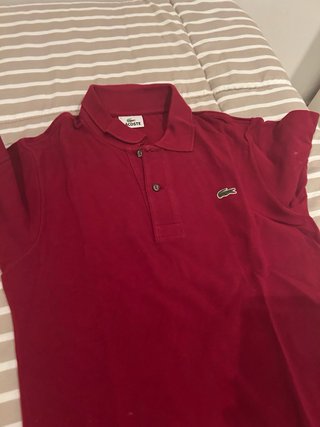 Polo Lacoste Granate Talla XS (PRECIO NEGOCIABLE)