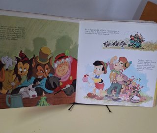 Pinocho y Mickey Mouse Disco Vinilos