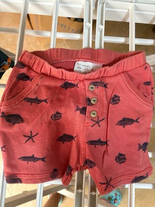 2 Pantalones cortos niño Talla 74 cm